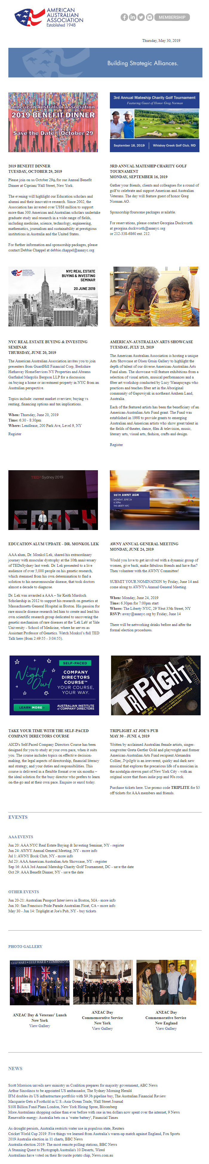 Update - May 2019