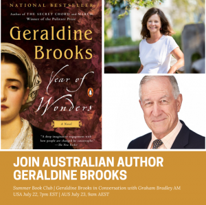 Year of Wonders Book Talk with Australian Author Geraldine Brooks